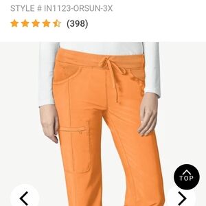 Women's Orange Track Pants
